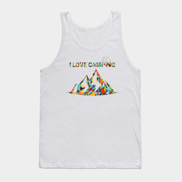 I Love Camping Tank Top by ugisdesign